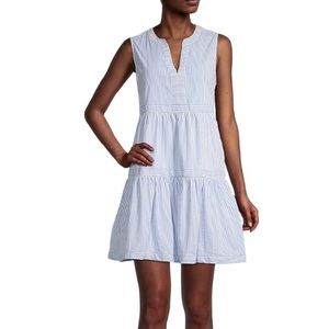 VINEYARD VINES HARBOR TIERED MINI DRESS L